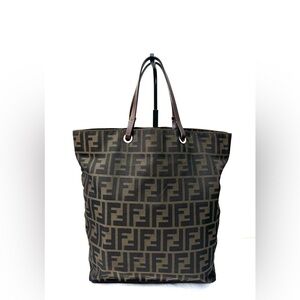 Authentic Fendi Iconic Zucca Canvas Tote Made in Italy 222.26598.099